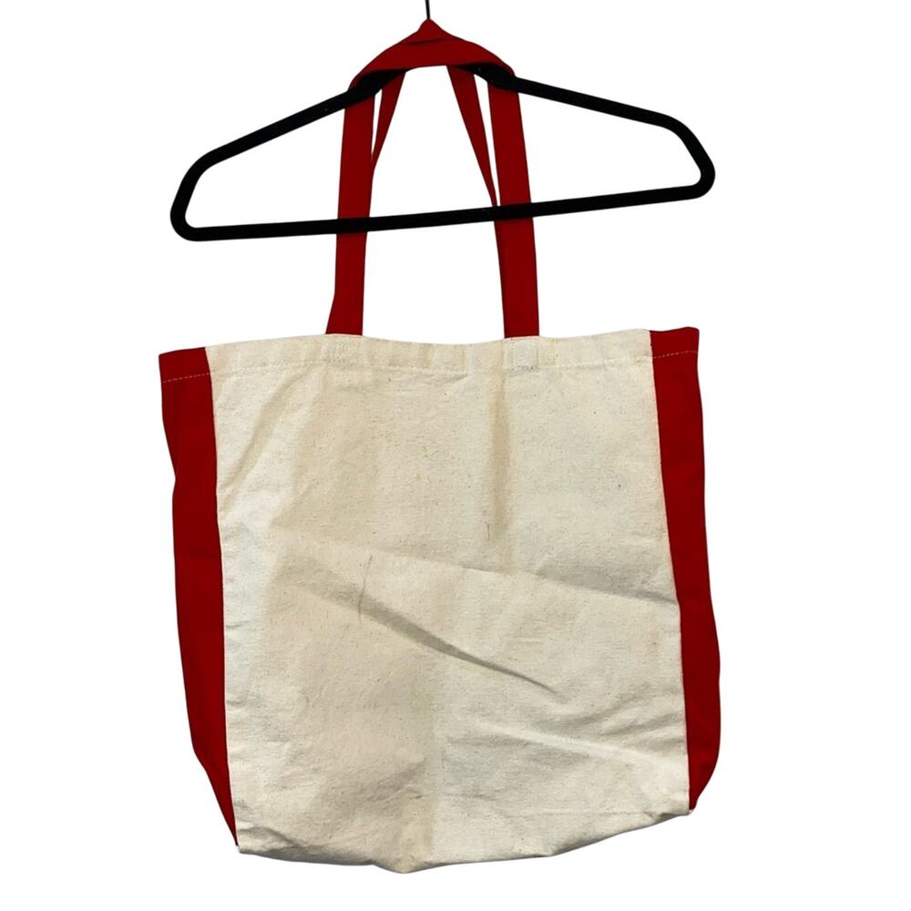 Del Sol Color Change Canvas Tote Bag Red Beach Travel Shopper - Picture 2 of 6